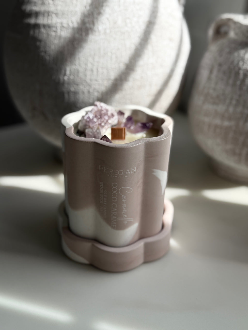 Caramello - Large Wave Candle
