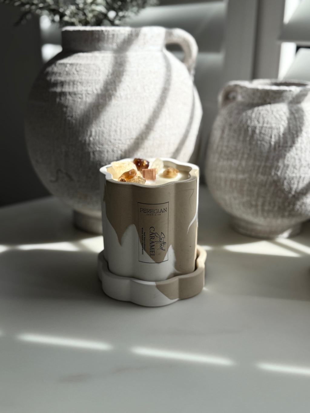 Salted Caramel - Large Wave Candle