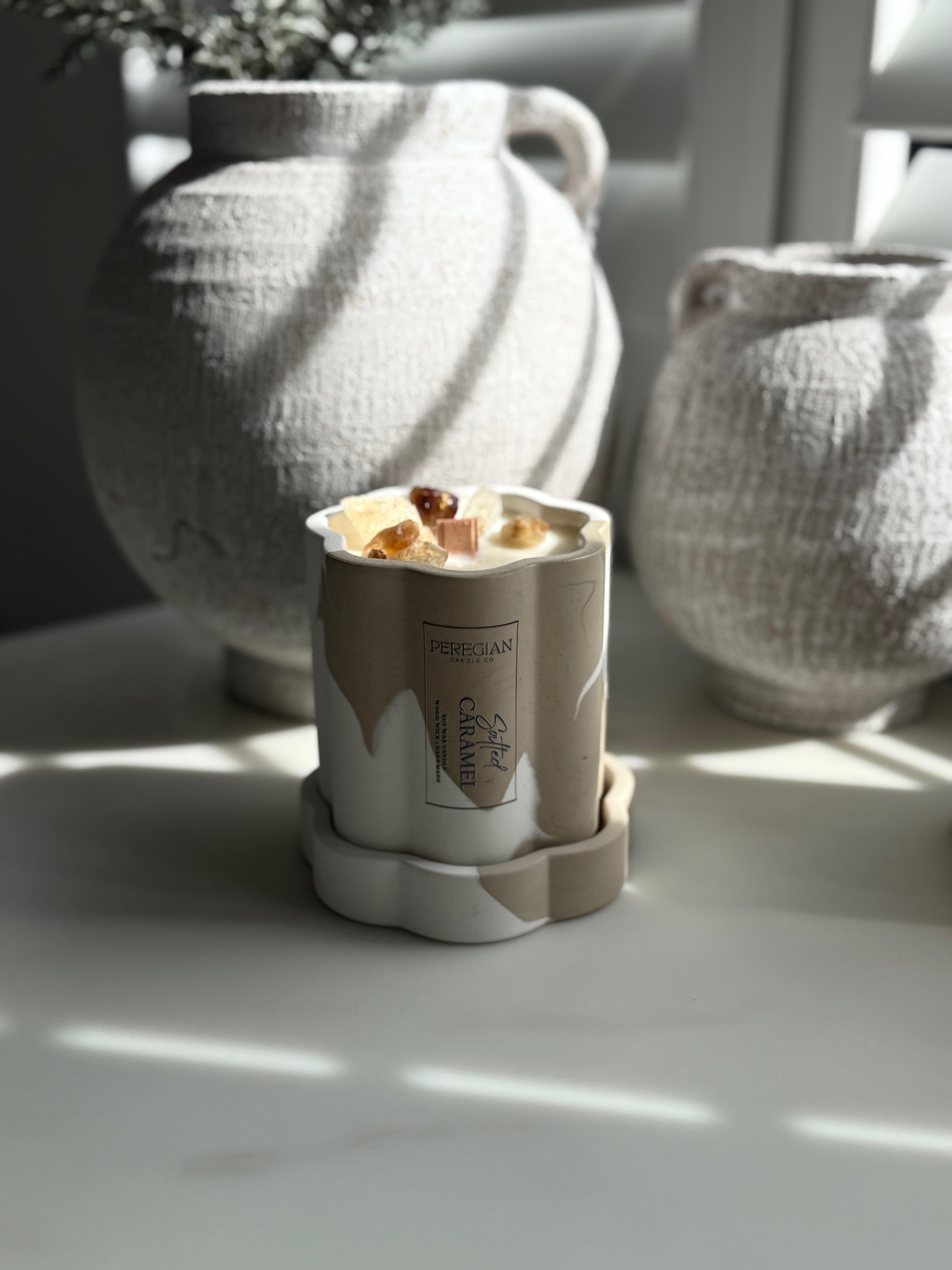 Salted Caramel - Large Wave Candle
