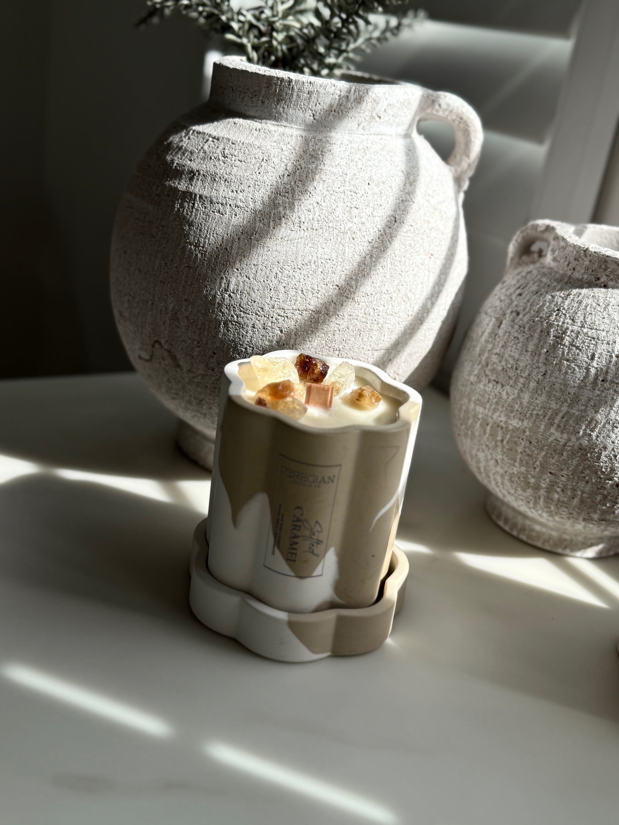 Salted Caramel - Large Wave Candle