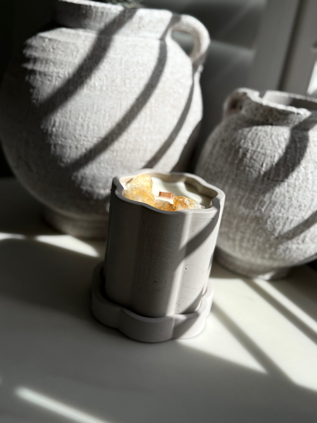 Gingerbread - Large Wave Candle