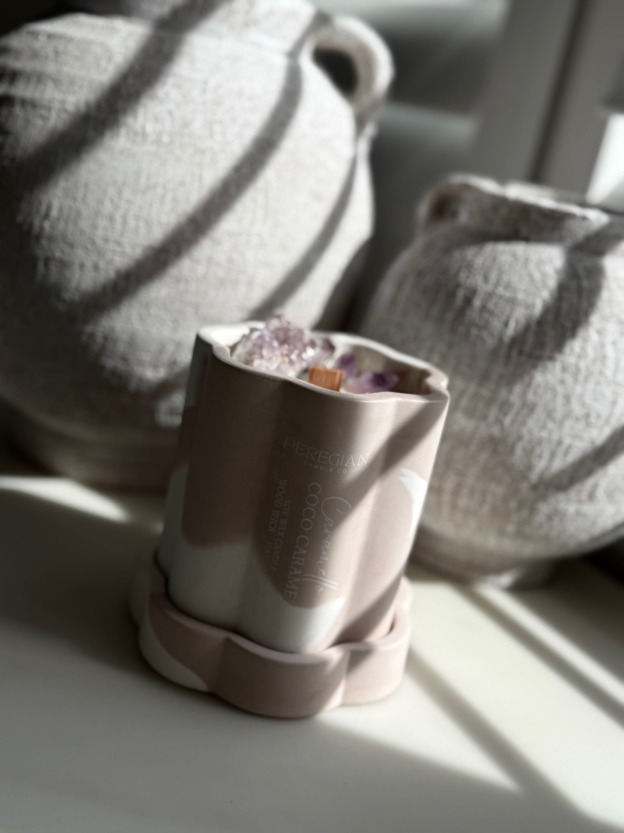 Caramello - Large Wave Candle
