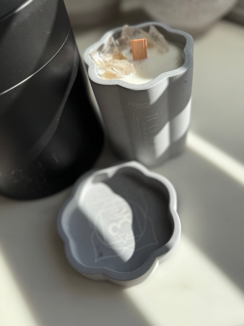 Root Chakra - Large Wave Candle