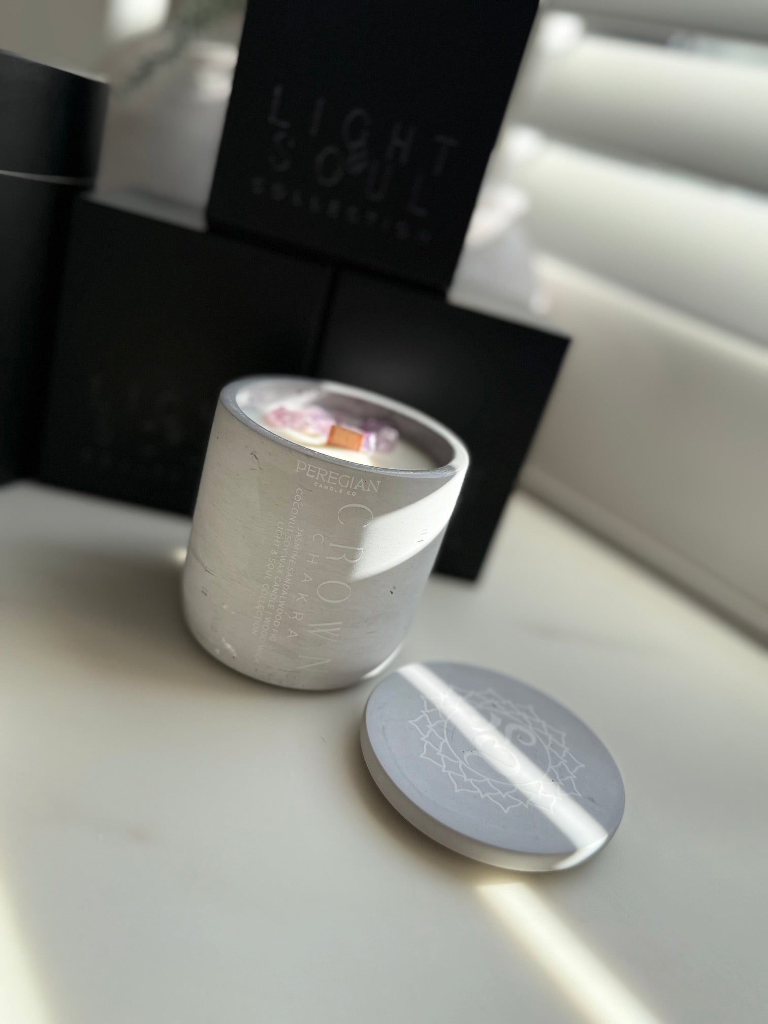 Crown Chakra - Tall Candle