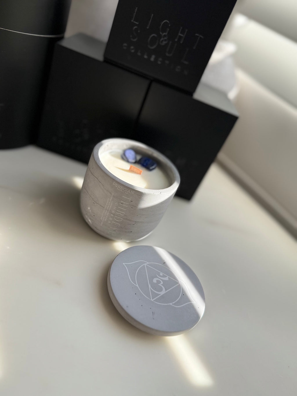 SOLD OUT - Third Eye Chakra - Short Candle