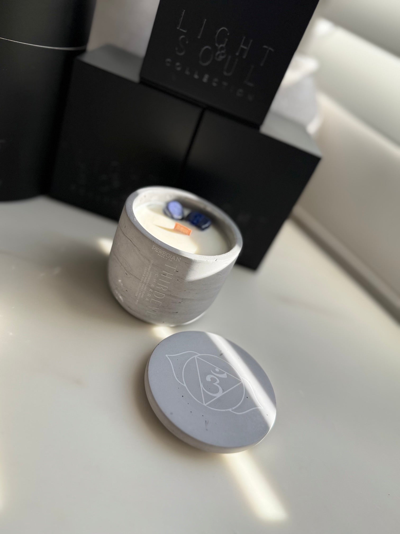 SOLD OUT - Third Eye Chakra - Short Candle
