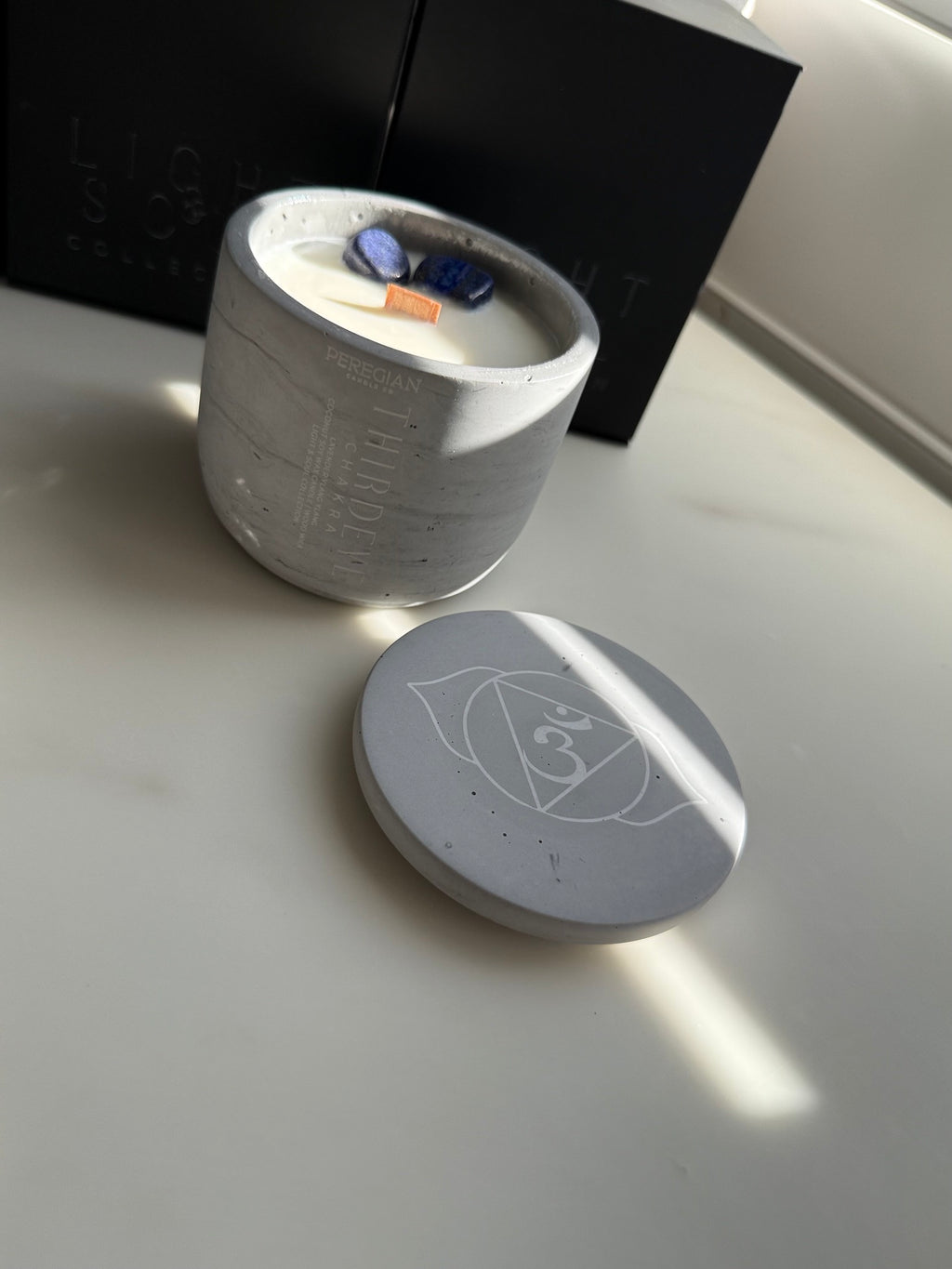 SOLD OUT - Third Eye Chakra - Short Candle