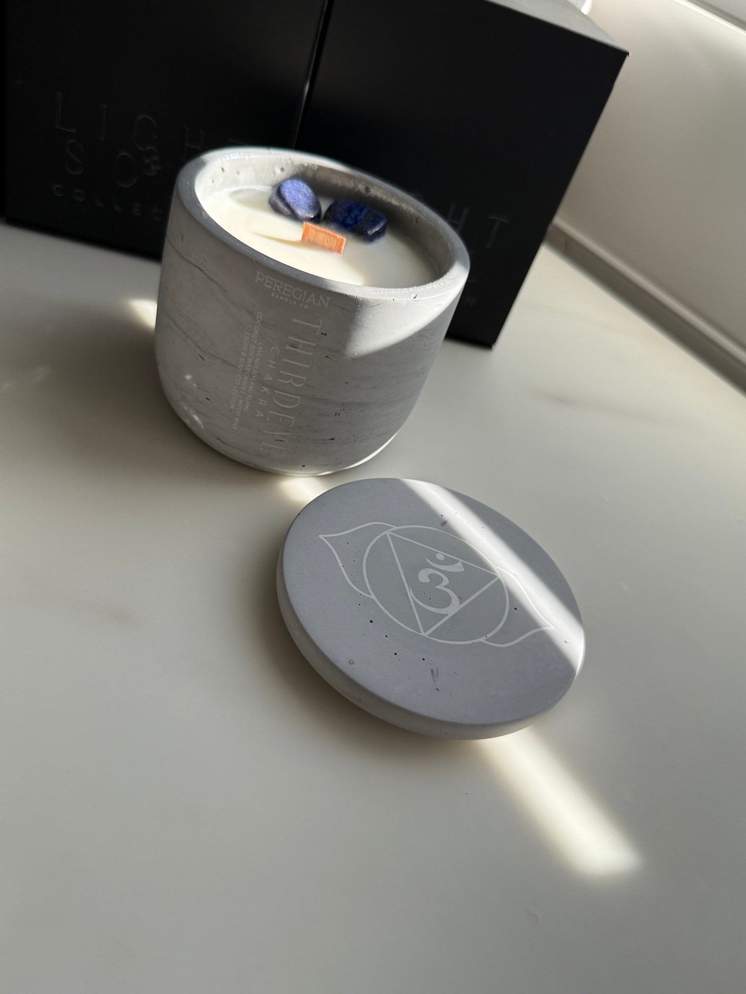 SOLD OUT - Third Eye Chakra - Short Candle