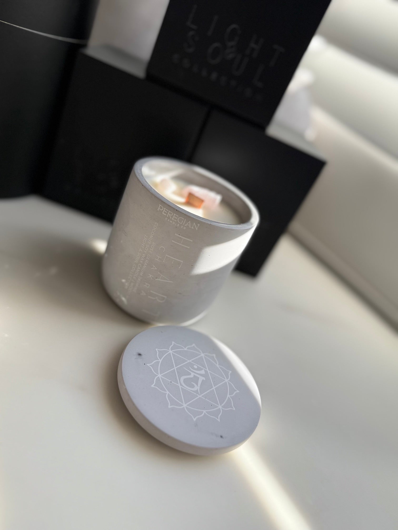 Heart Chakra - Tall Candle