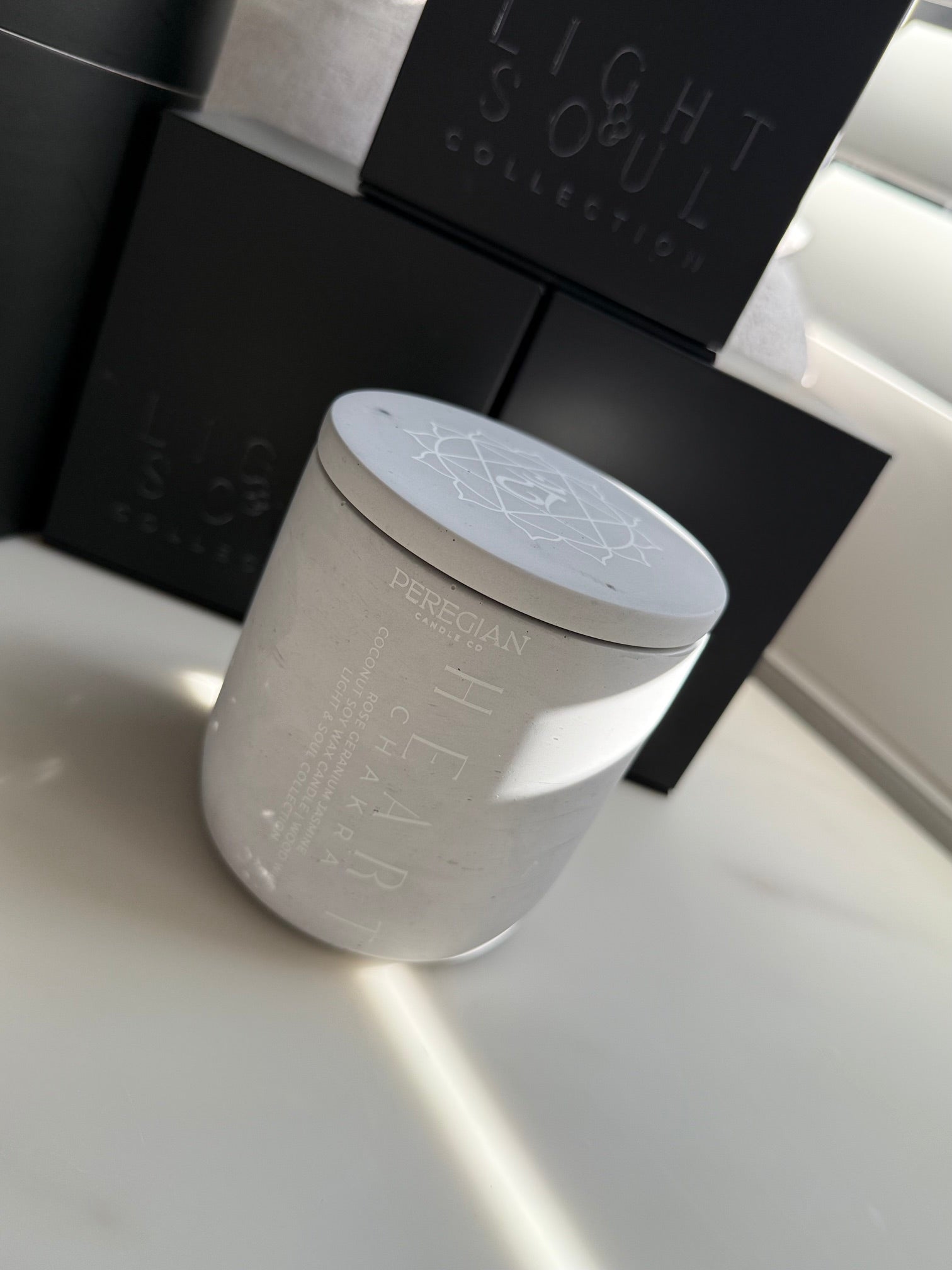 Heart Chakra - Tall Candle
