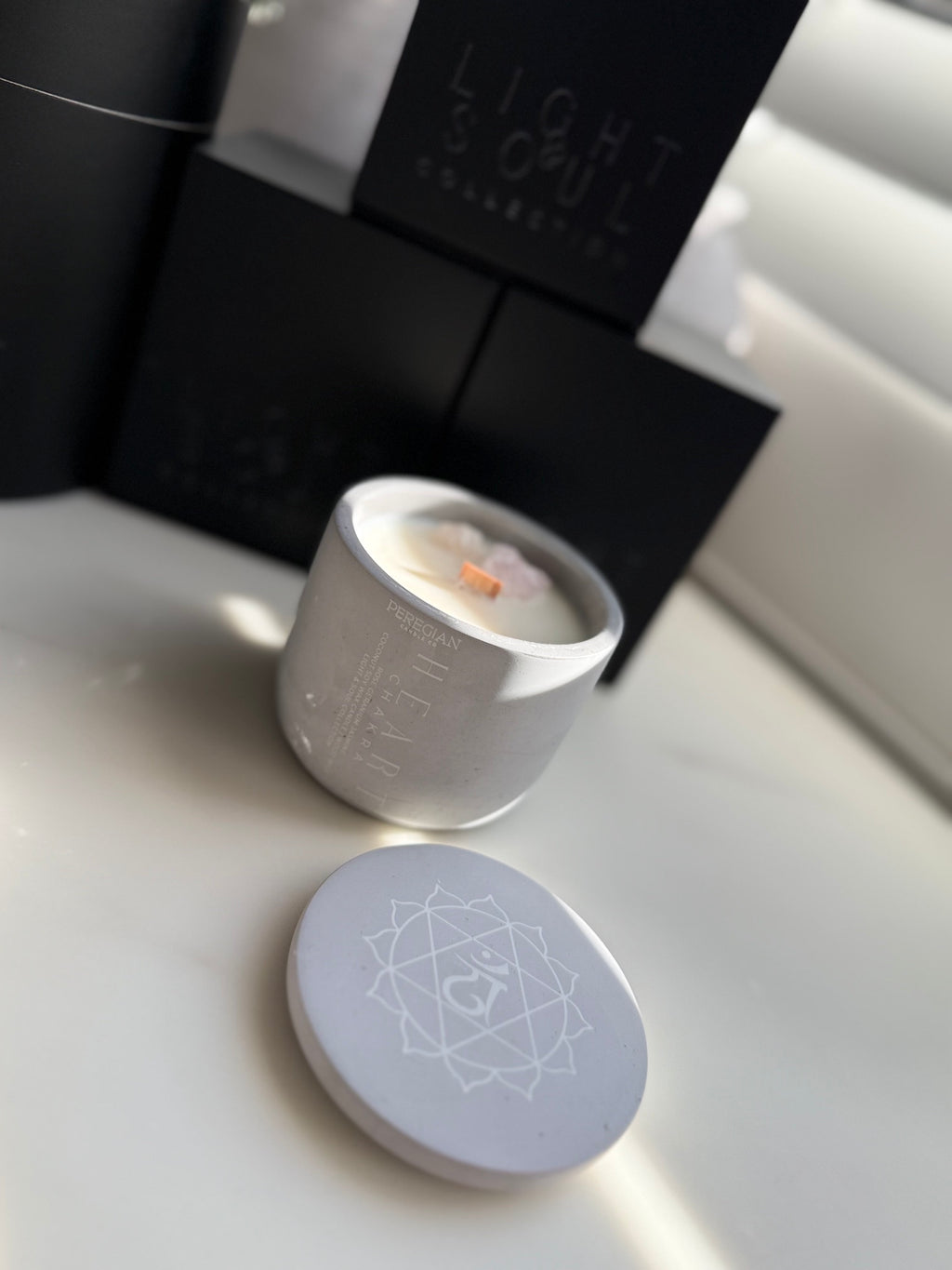 Heart Chakra - Short Candle
