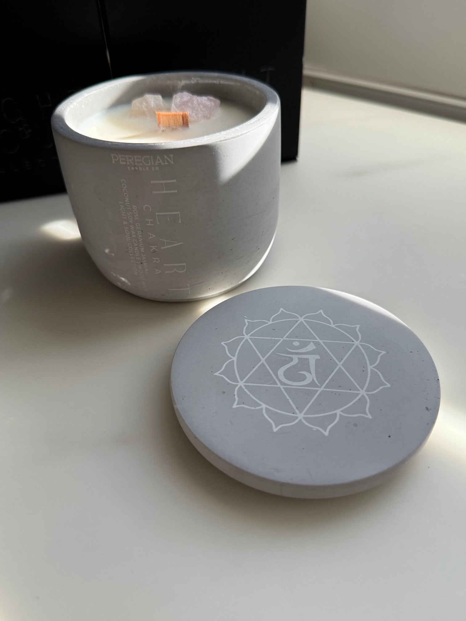 Heart Chakra - Short Candle