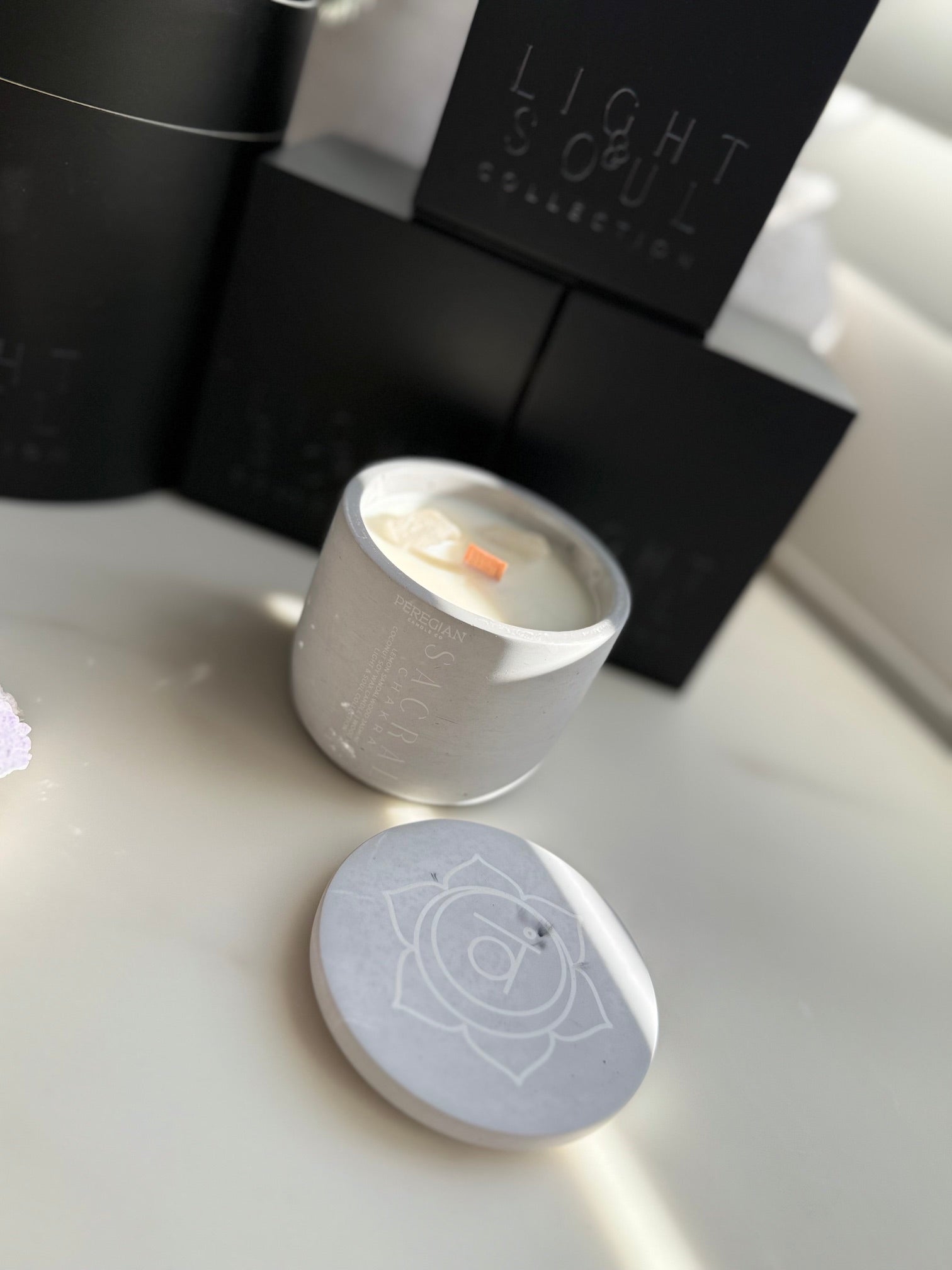 Sacral Chakra - Short Candle