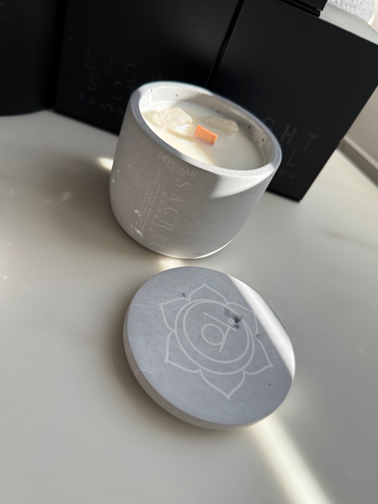 Sacral Chakra - Short Candle