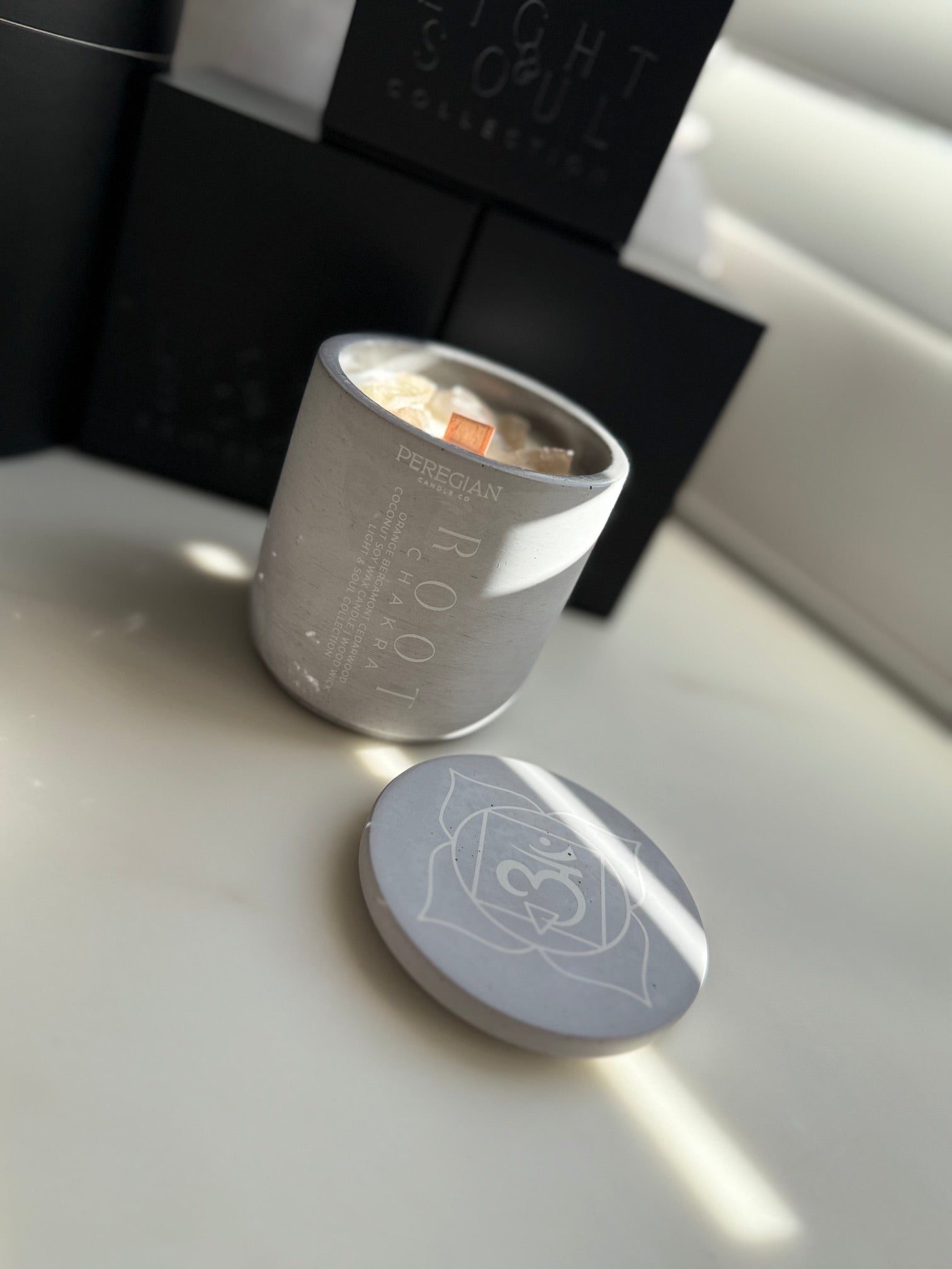 SOLD OUT Root Chakra - Tall Candle