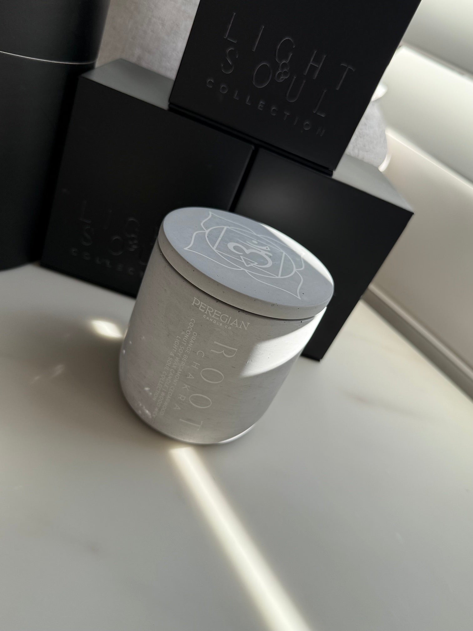 SOLD OUT Root Chakra - Tall Candle
