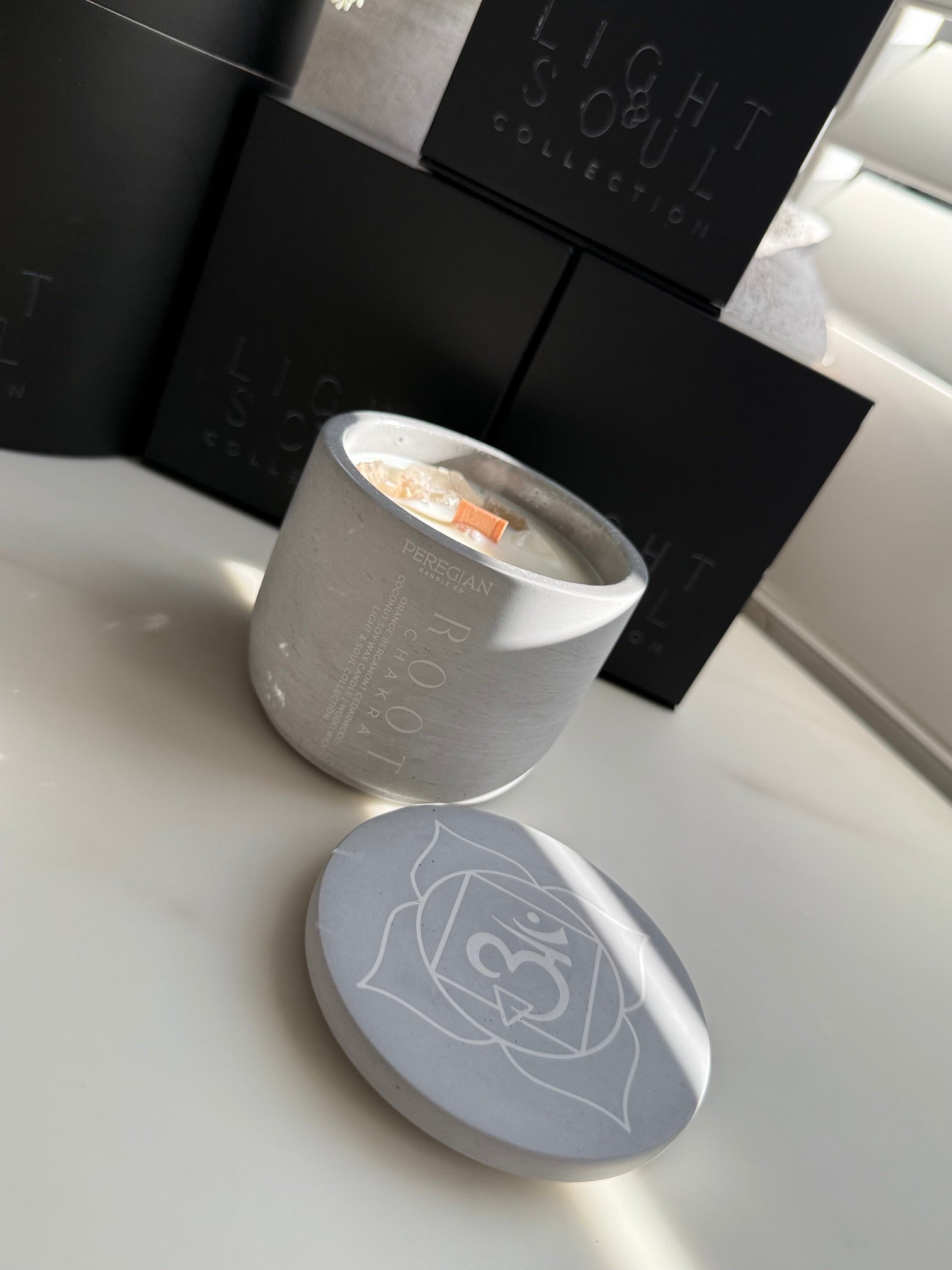 Root Chakra - Short Candle