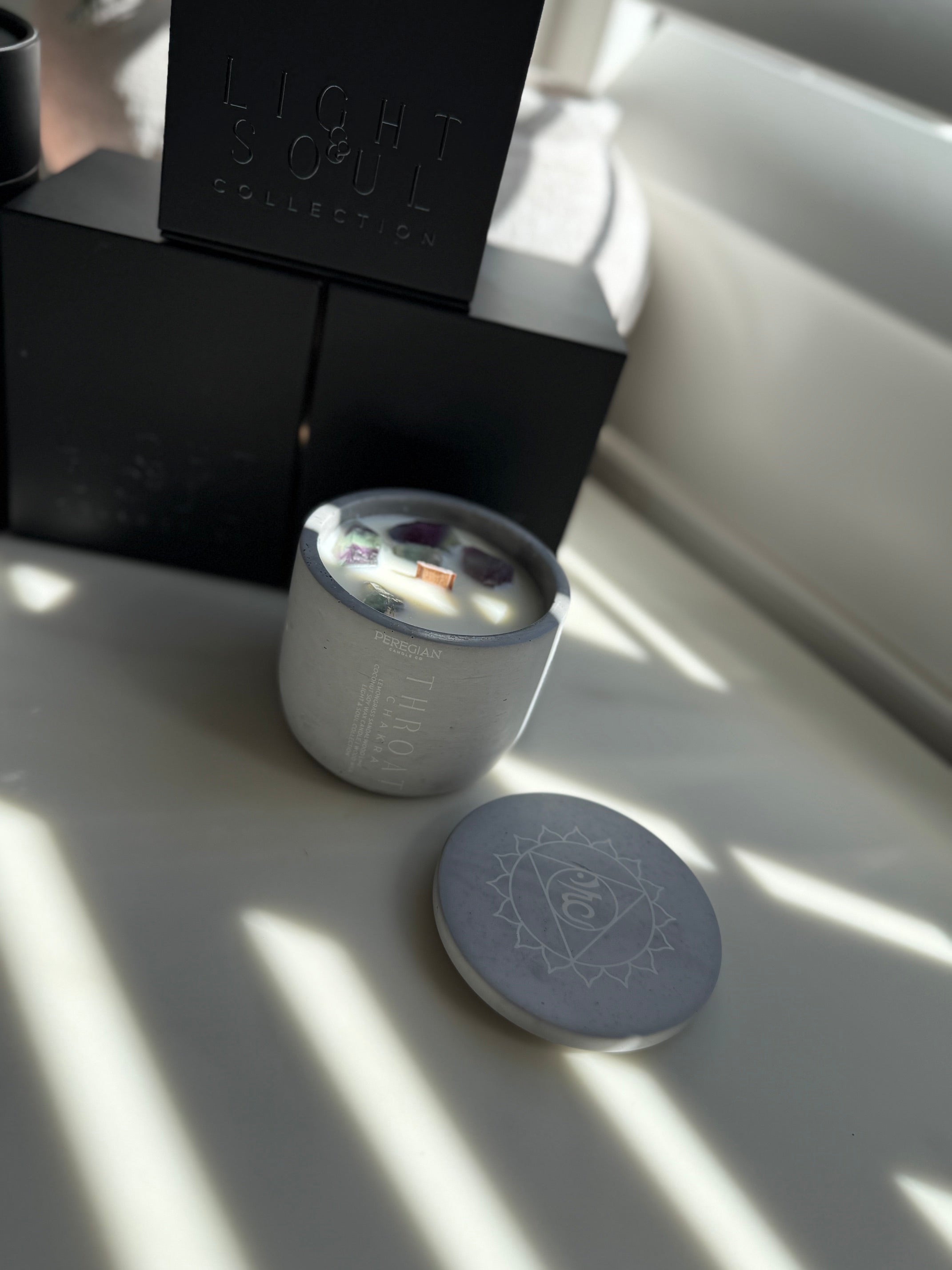 Throat Chakra - Tall Candle