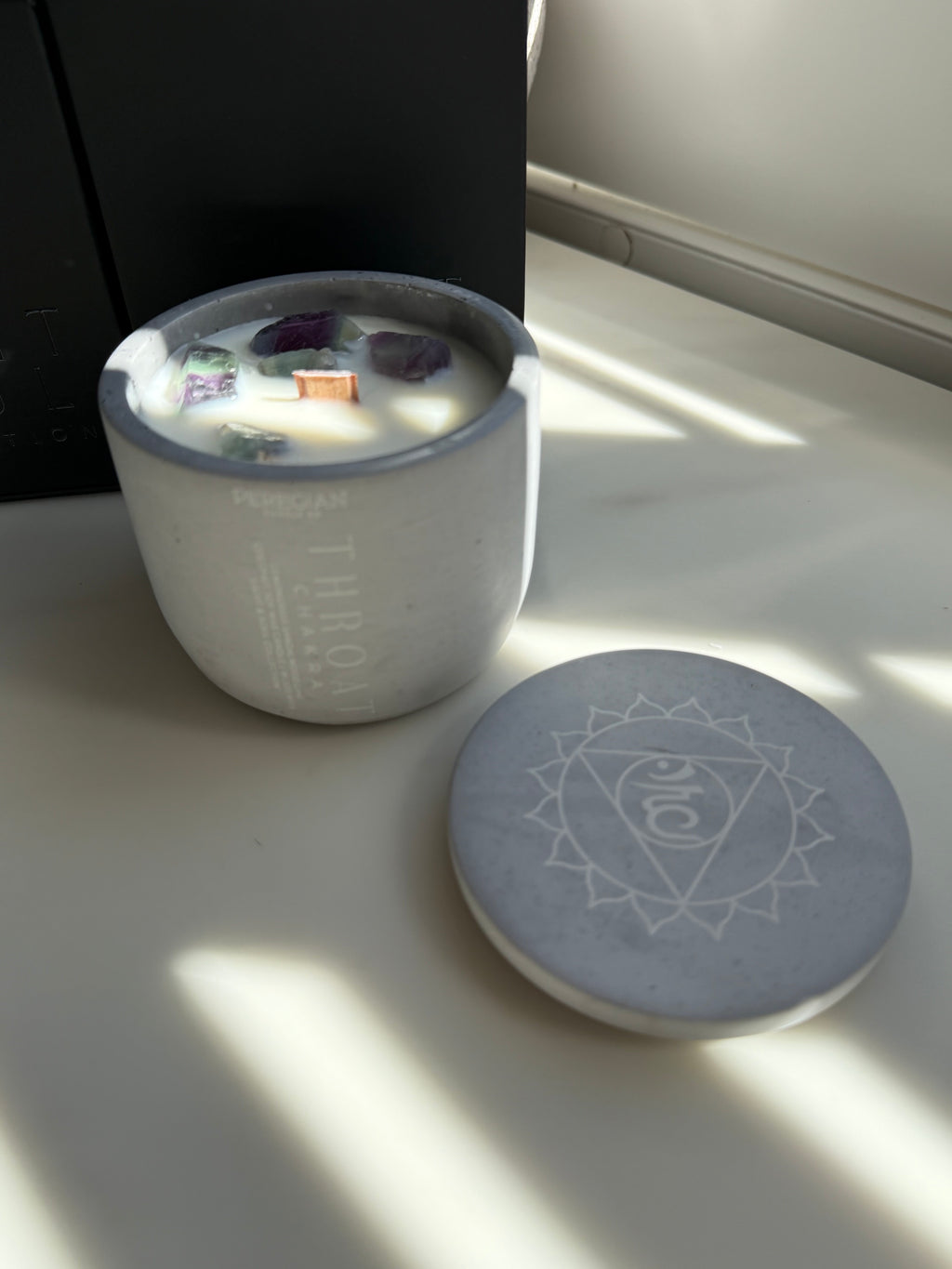 Throat Chakra - Tall Candle