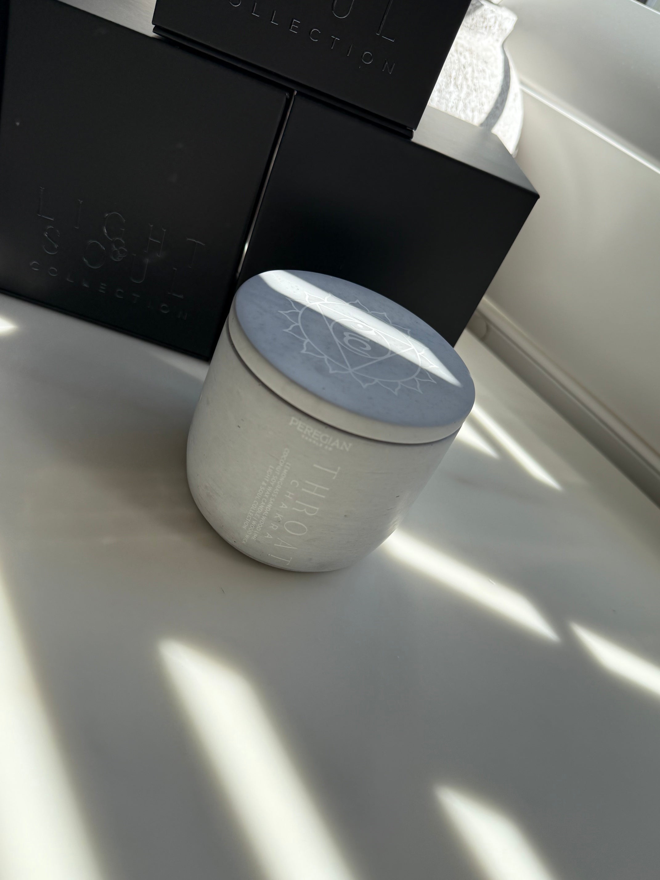 Throat Chakra - Short Candle