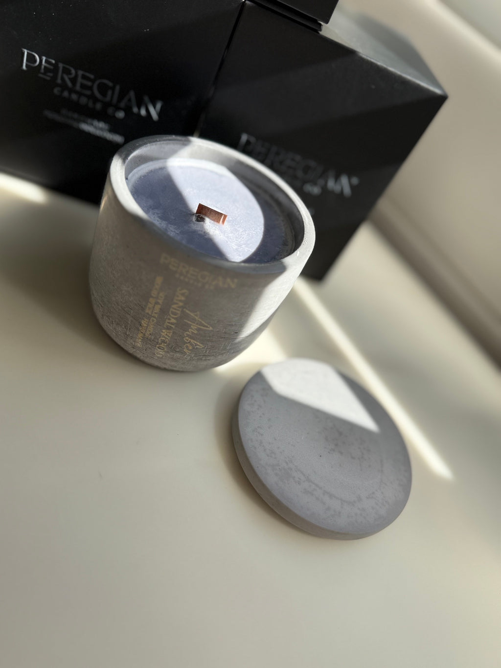 Arabian Collection - Short Candle - Amber Sandalwood & Leather Cedarwood