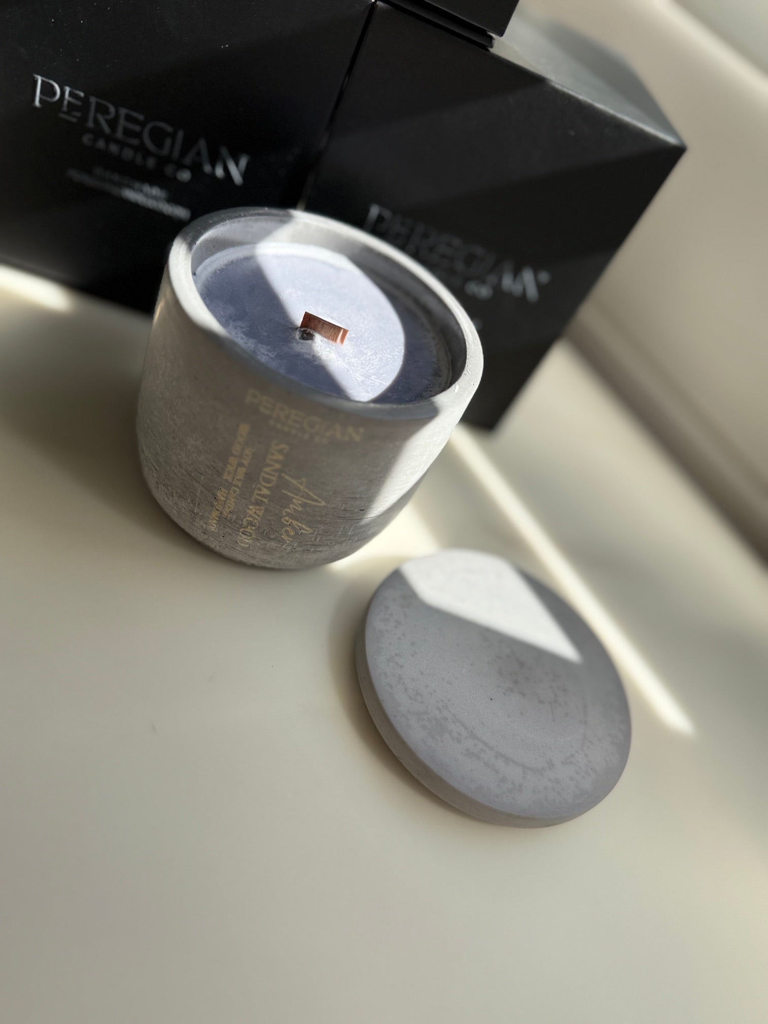 Arabian Collection - Short Candle - Amber Sandalwood & Leather Cedarwood