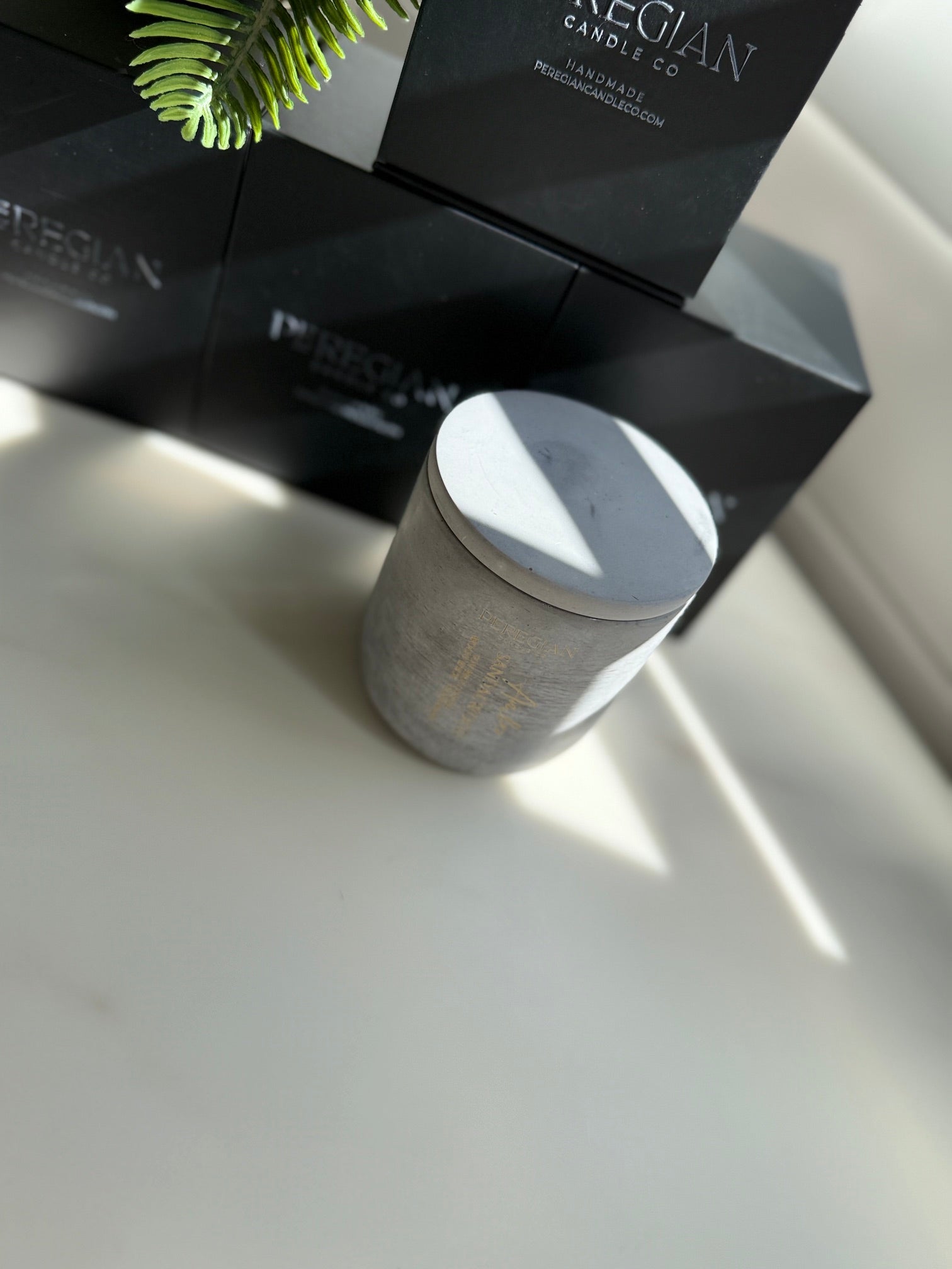 Arabian Collection - Tall Candle - Amber Sandalwood & Leather Cedarwood