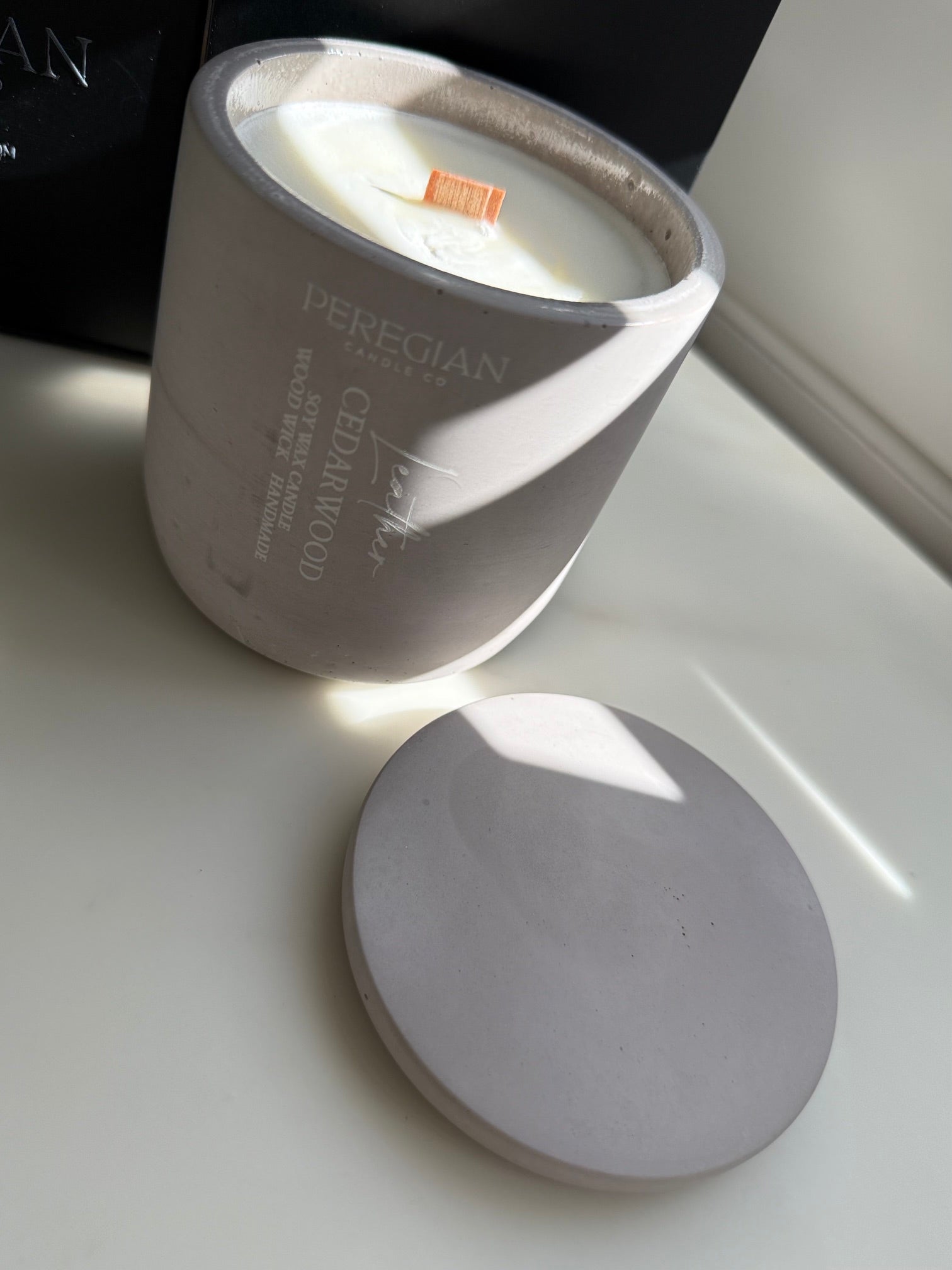 Arabian Collection - Tall Candle - Amber Sandalwood & Leather Cedarwood