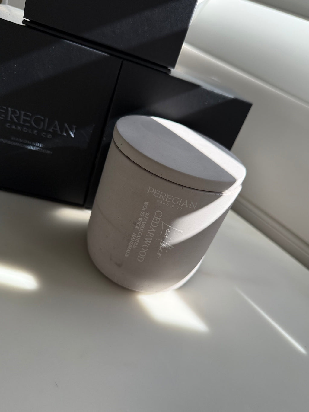 Arabian Collection - Tall Candle - Amber Sandalwood & Leather Cedarwood